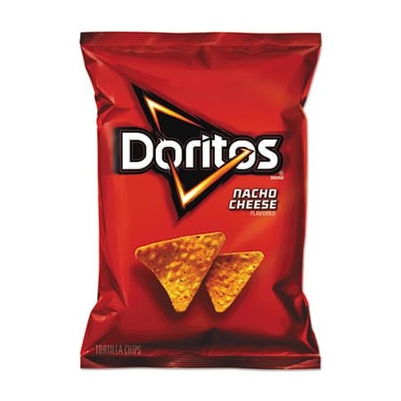 Frito-Lay Doritos, Nacho Cheese Tortilla Chips, 1.75 Oz Bag, 64PK 44375